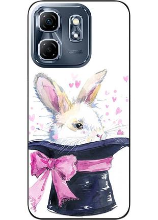 Чехол силиконовый epik для infinix hot 50i с картинкой кролик
