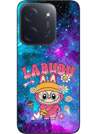 Силіконовий чохол epik для xiaomi poco c85 з принтом labubu галактика