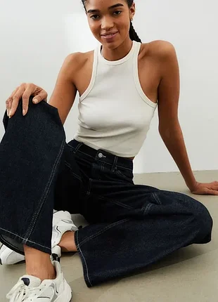 Прямі широкі джинси палацо h&amp;m divided