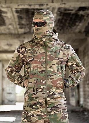 Тактическая куртка softshell armada мультикам 3