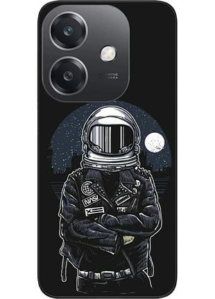 Силиконовый чехол бампер epik для oppo a40m 4g с картинкой космонавт и луна