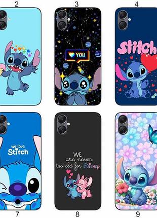 Силіконовий чохол stitch стіч для samsung a07 galaxy a075f пустотливий принт і захист