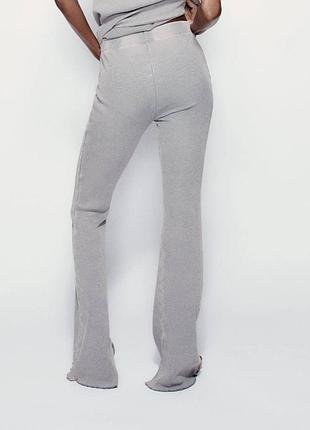 Штани кльош в рубчик zara 3