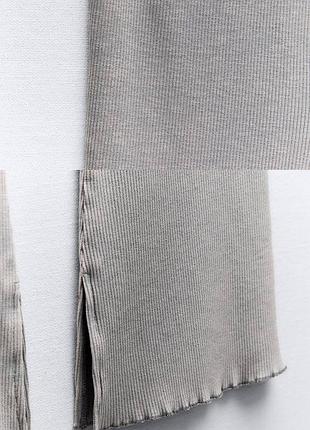 Штани кльош в рубчик zara 4