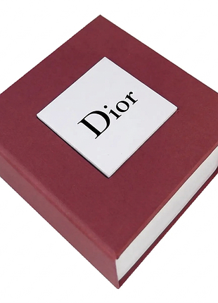 Подарочная упаковка для часов dior, коробка-футляр с подушкой, бордовая с белым ( ibw108-14ko )