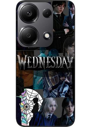 Чехол силиконовый epik для xiaomi redmi note 14s с рисунком wednesday тайна