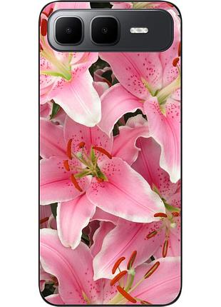 Силіконовий чохол epik для infinix smart 10 plus (x6725b) з принтом лілії