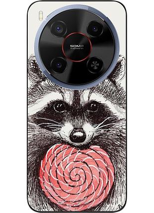 Силіконовий чохол epik для zte nubia v70 max з принтом єнот