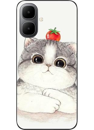 Силиконовый чехол epik для infinix smart 10 (x6725) с изображением котенок