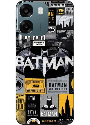 Чехол силиконовый epik для oppo a6 с принтом batman тёмный рыцарь
