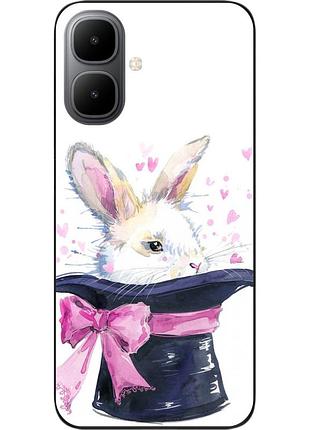 Чехол силиконовый epik для infinix smart 10 (x6725) с принтом кролик