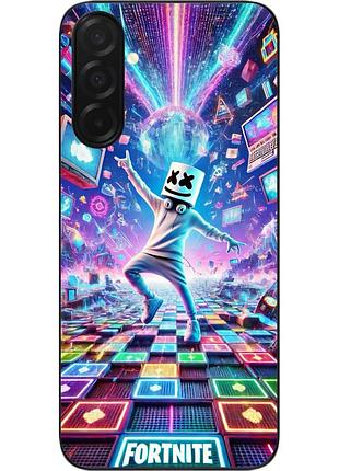 Силиконовый чехол epik для samsung galaxy a57 с принтом неоновый рейв fortnite