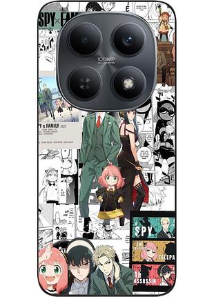Чехол силиконовый epik для xiaomi redmi note 15 4g / 5g с рисунком spy family семейная миссия