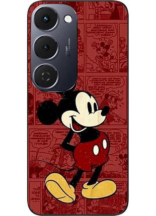 Чехол силиконовый epik для tecno spark 40 pro plus (km7) с изображением микки маус в стиле ретро-комиксов