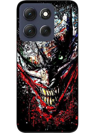 Силіконовий чохол epik для motorola g86 5g з малюнком посмішка хаосу