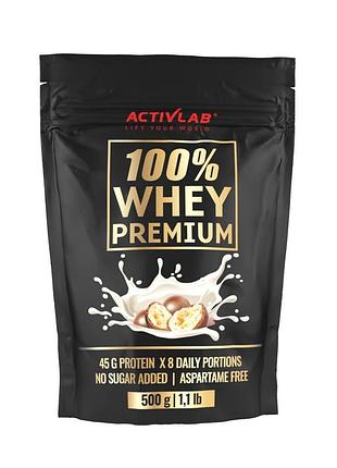 Протеин activlab 100% whey premium, 500 грамм - печенье с молочным шоколадом