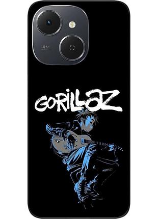 Силіконовий чохол epik для tecno spark 40c (km4k) з принтом gorillaz вуличний ритм