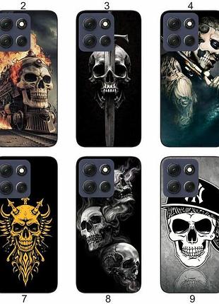 Силіконовий чохол із черепом для motorola g86 5g брутальний акцент і захист