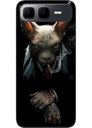 Силиконовый чехол epik для infinix smart 10 plus (x6725b) с принтом кот босс