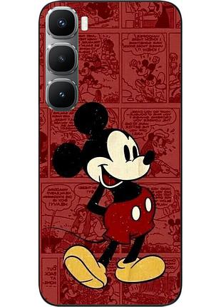 Чехол силиконовый epik для infinix hot 60 pro plus (x6886) с изображением микки маус в стиле ретро-комиксов