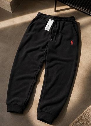 Теплые флисовые брюки u.s. polo assn fleece black