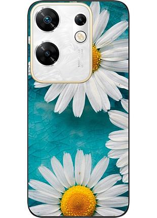Силиконовый чехол epik для infinix zero 30 4g с картинкой ромашки