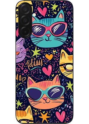 Чехол силиконовый epik для samsung galaxy a27 5g с принтом радужные котята
