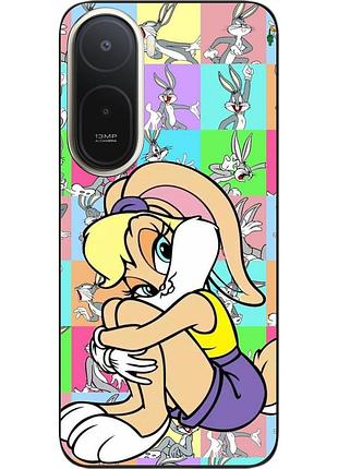 Чехол силиконовый epik для xiaomi poco c81 pro с принтом мультяшный микс
