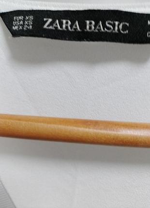 Блузка белая zara 9