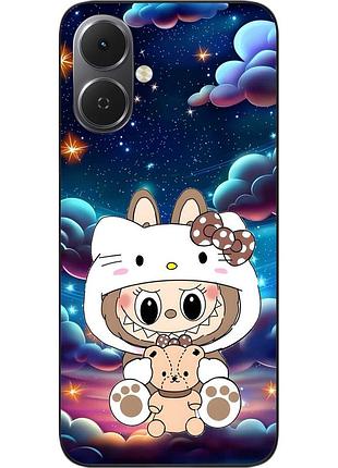 Силиконовый чехол epik для tecno spark go 2 (km4) с принтом лабубу китти