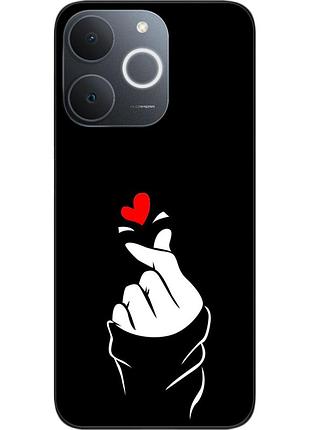 Силиконовый чехол epik для realme note 70 с принтом рука