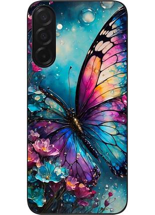 Чехол силиконовый epik для samsung galaxy a37 с изображением радужная бабочка