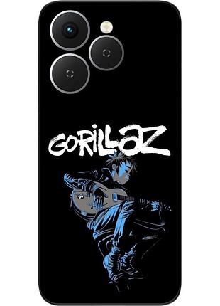 Силіконовий чохол epik для tecno spark 40 (km5n) з принтом gorillaz вуличний ритм