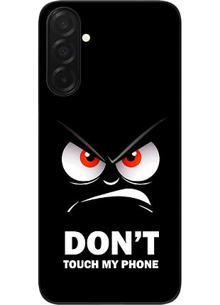 Чехол силиконовый epik для samsung galaxy a57 с принтом не трогай мой телефон