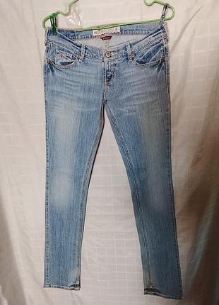 Брендовые женские джинсы скинни hollister (размер 1r / xs / w25)