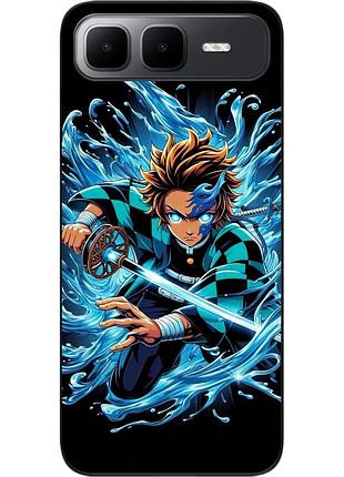 Силіконовий чохол epik для infinix smart 10 plus (x6725b) з принтом demon slayer водна лють