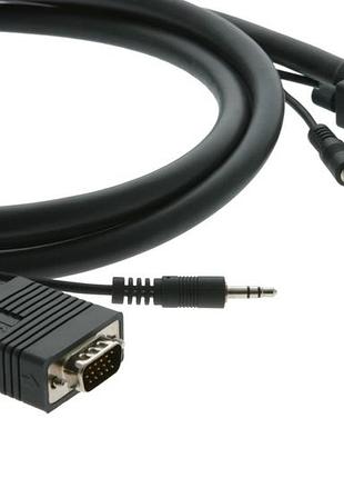 Кабель vga kramer c-gma/gma-3 vga + аудио (вилка - вилка) 0,9м