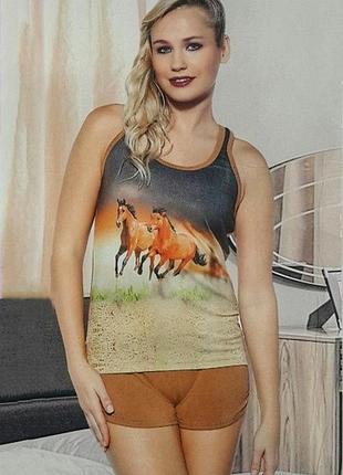 Комплект для сна 7106 хлопок lady lingerie 46