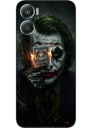 Силиконовый чехол epik для motorola g06 с принтом пылающий джокер