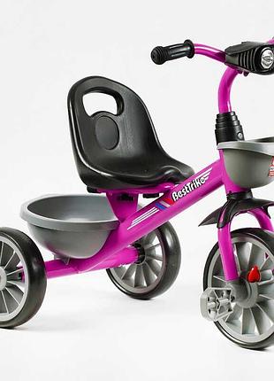 Велосипед 3-х колісний bs-44101 "best trike" (1) колеса eva переднє 12’’, заднє 10’’, сталева рама, фара з