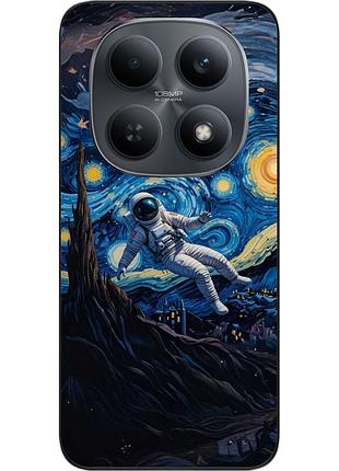 Чехол силиконовый epik для xiaomi redmi note 15 4g / 5g с картинкой космос ночь