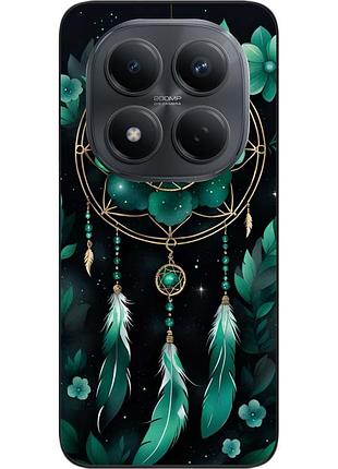 Силіконовий чохол бампер epik для xiaomi redmi note 15 pro 4g з картинкою смарагдовий ловець снів