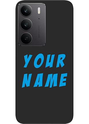 Саме чохол epik для realme c75 4g бампер із ім'ям друк на чохлі