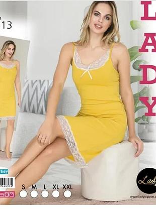 Нічна сорочка жіноча 5513 бавовна lady lingerie l