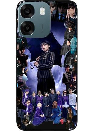 Чохол силіконовий epik для oppo a6 з картинкою wednesday академія