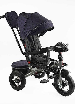 Велосипед коляска триколісний best trike поворотне сидіння, музична фара, кермо складане 6088 f – 702-15