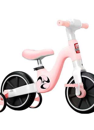 Беговел велосипед 2в1 на eva колесах с фарой и музыкой best trike bt-14680