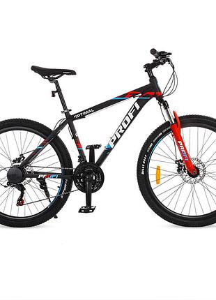 Велосипед гірський 26 дюймів спортивний g26optimal a26.5 рама алюмінієва, shimano