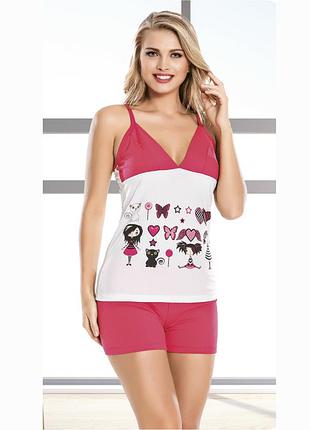 Комплект для сна женский м хлопок 7197 lady lingerie l