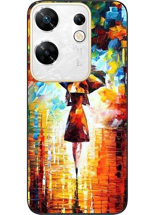 Силиконовый чехол epik для infinix zero 30 4g с картинкой прогулка